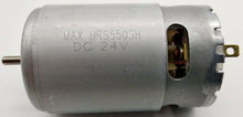 Laden Sie das Bild in den Galerie-Viewer, 24V Gleichstrommotor HRS 550 SH Mini Mikro Motor für Akkuschrauber ua 24 Volt DC – von Kraftfeld | Werkzeughandel - Feldmann
