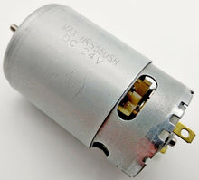 Laden Sie das Bild in den Galerie-Viewer, 24V Gleichstrommotor HRS 550 SH Mini Mikro Motor für Akkuschrauber ua 24 Volt DC – von Kraftfeld | Werkzeughandel - Feldmann
