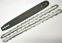 Laden Sie das Bild in den Galerie-Viewer, 40cm 16&quot; Profi SET Schwert Schiene 3/8&quot;,1,3mm,57TG + 2 x Sägekette f. Kettensäge – von Kraftfeld | Werkzeughandel - Feldmann
