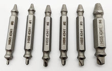 Laden Sie das Bild in den Galerie-Viewer, 6tlg Schraubenausdreher Set HSS M2 - M12 Schraubenentferner Schraubenlöser Linksdreher für PZ / PH (Kreuz), Torx,Innensechskant,Innenvielzahn Schrauben – von Kraftfeld | Werkzeughandel - Feldmann
