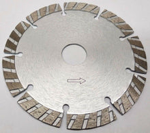 Laden Sie das Bild in den Galerie-Viewer, Hochleistungs Diamant Trennscheibe Turbo 125 Ø Beton Granit Winkelschleifer Flex – von Werkzeughandel - Feldmann | Werkzeughandel - Feldmann

