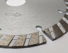 Laden Sie das Bild in den Galerie-Viewer, Hochleistungs Diamant Trennscheibe Turbo 125 Ø Beton Granit Winkelschleifer Flex – von Werkzeughandel - Feldmann | Werkzeughandel - Feldmann
