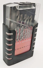 Laden Sie das Bild in den Galerie-Viewer, HSS - G Metallbohrer Set 19 tlg 1 - 10 mm Präzision Spiral Bohrer geschliffen in Box – von Kraftfeld | Werkzeughandel - Feldmann
