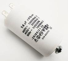 Laden Sie das Bild in den Galerie-Viewer, Kondensator 4 Pin bis 500V~ AC 8,10,12,14,16,20,25,35,40,45 µF uf mit Gewinde – von Kraftfeld | Werkzeughandel - Feldmann
