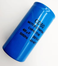 Laden Sie das Bild in den Galerie-Viewer, Kondensator bis 250V~ AC 150,200,250,300,400,450 µF uf CD 60 Arbeitskondensator – von Kraftfeld | Werkzeughandel - Feldmann
