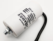 Laden Sie das Bild in den Galerie-Viewer, Kondensator bis 500V~ AC 8,10,12,14,16,20,25,35,40,45 µF uf mit Kabel + Gewinde Motorkondensator,Anlaufkondensator,Starterkondensator,Betriebskondensator – von Kraftfeld | Werkzeughandel - Feldmann
