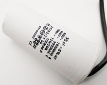 Laden Sie das Bild in den Galerie-Viewer, Kondensator bis 500V~ AC 8,10,12,14,16,20,25,35,40,45 µF uf mit Kabel + Gewinde Motorkondensator,Anlaufkondensator,Starterkondensator,Betriebskondensator – von Kraftfeld | Werkzeughandel - Feldmann
