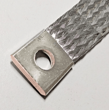 Laden Sie das Bild in den Galerie-Viewer, Motor Kupfer Masseband verzinnt 240mm x19mm x2,5 Massekabel Batterie Band Erdung – von Kraftfeld | Werkzeughandel - Feldmann
