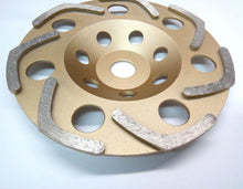 Laden Sie das Bild in den Galerie-Viewer, Premium Diamant Schleifteller 180mm Topfscheibe Granit Beton Estrich Scheibe 180 – von Kraftfeld | Werkzeughandel - Feldmann
