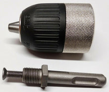 Laden Sie das Bild in den Galerie-Viewer, Schnellspann Profi Bohrfutter Set 2 - 13mm 1/2x20UNF Gewinde SDS Plus Adapter NEU – von Kraftfeld | Werkzeughandel - Feldmann
